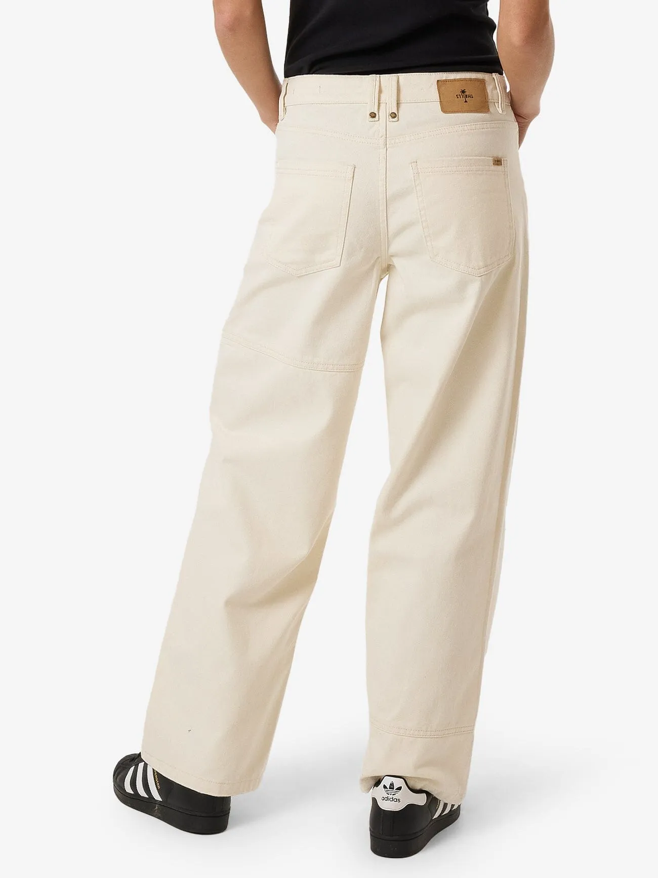 Billie Low Panelled Jean - Heritage White sold by Thrills product image thumbnail 2