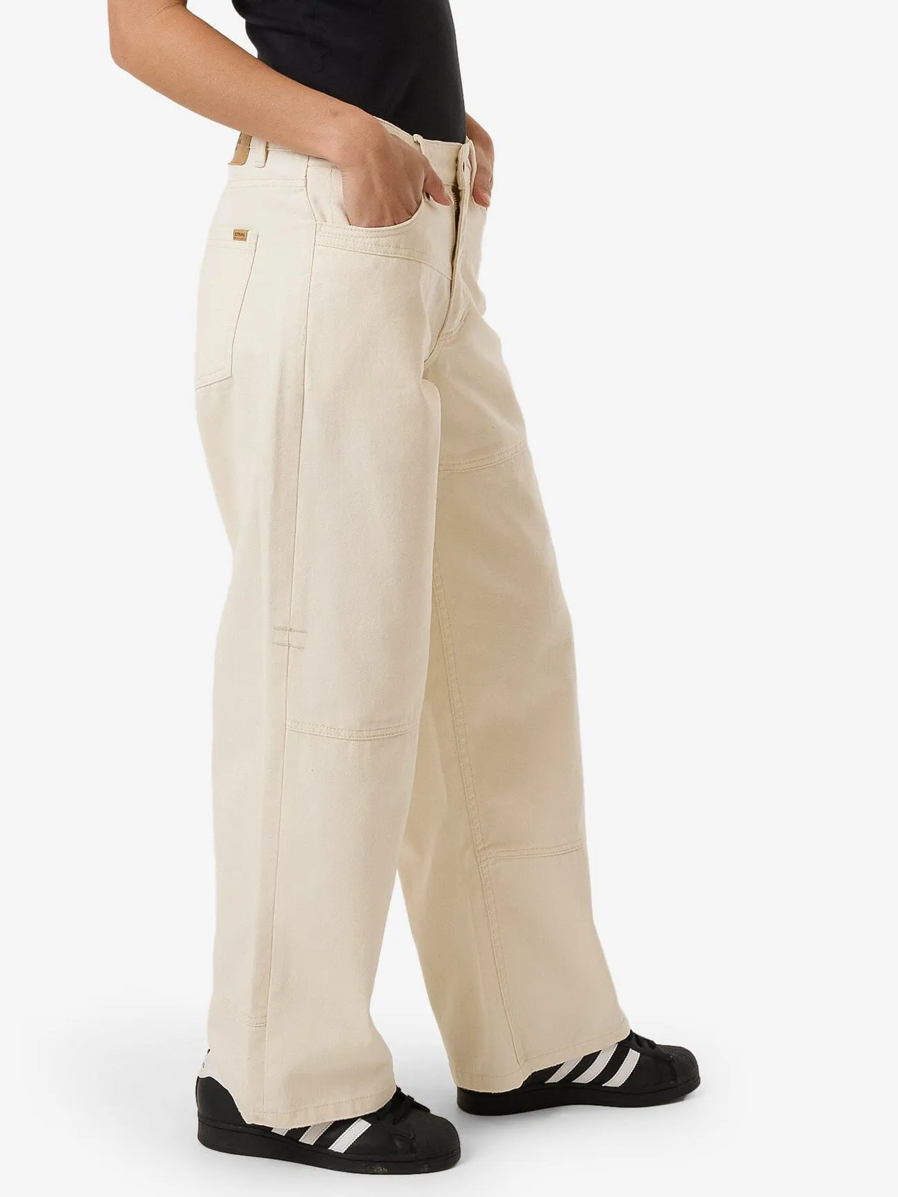 Billie Low Panelled Jean - Heritage White sold by Thrills product image thumbnail 3