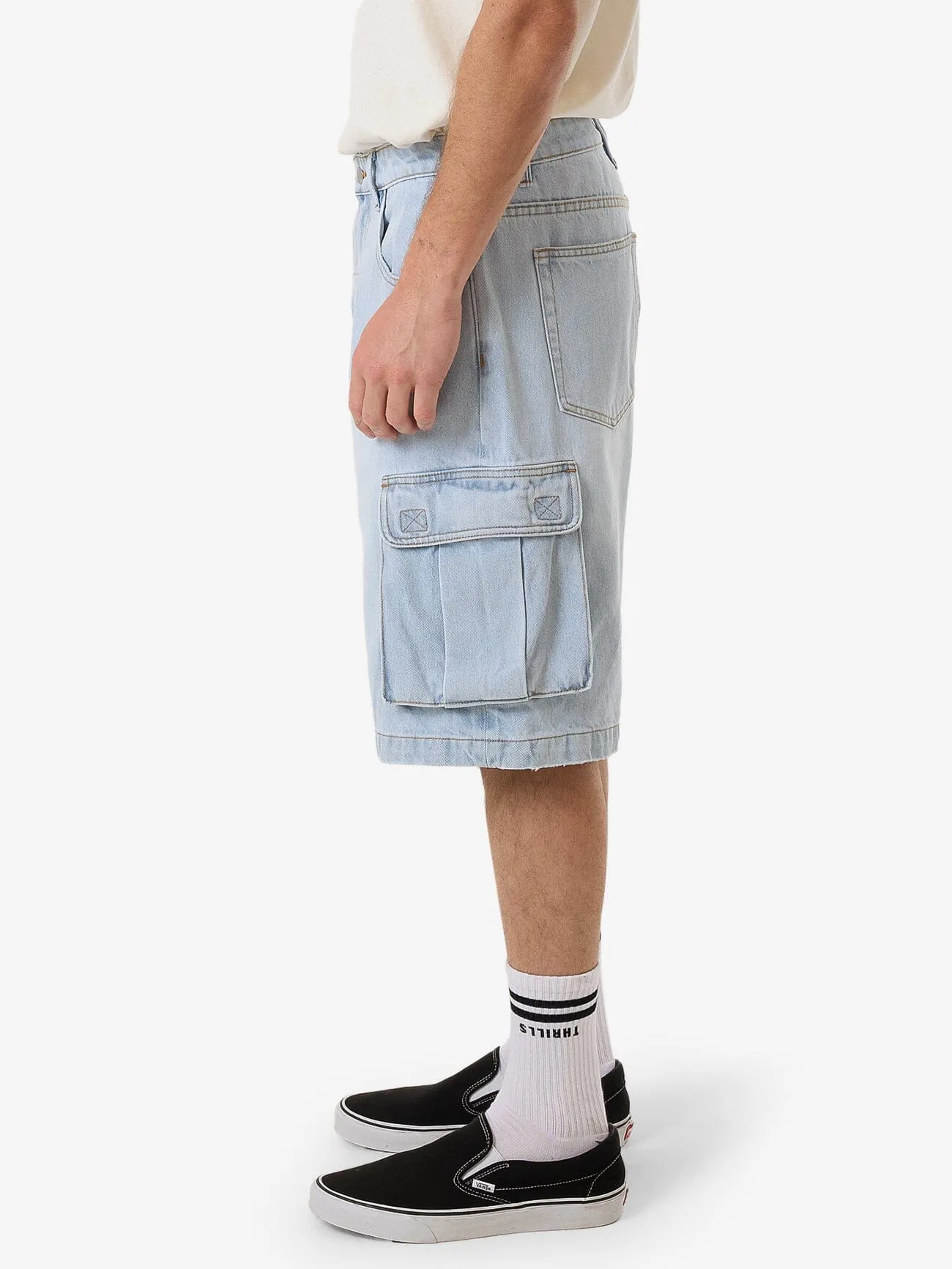 Big Slacker Denim Cargo Short - Epoch Blue sold by Thrills product image thumbnail 3