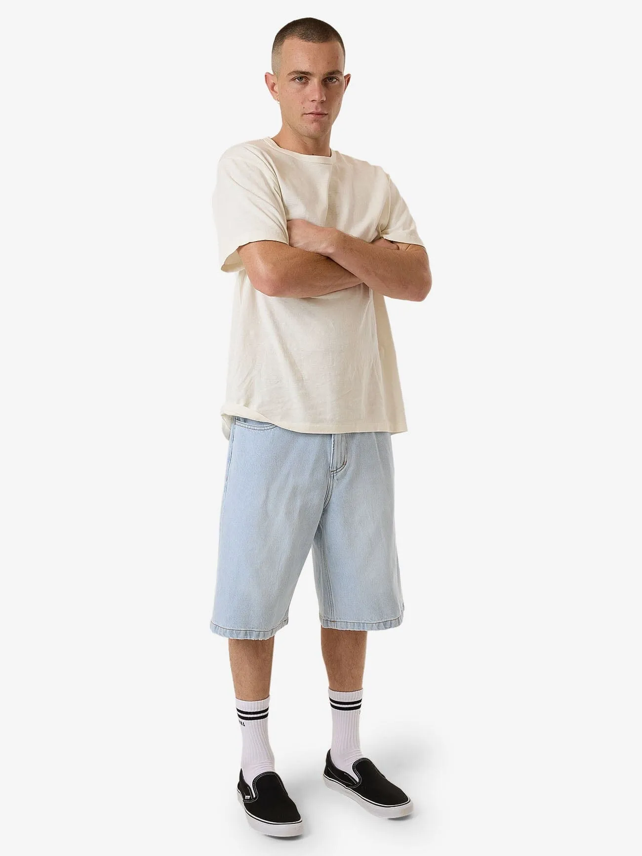 Big Slacker Denim Short - Epoch Blue sold by Thrills product image thumbnail 5