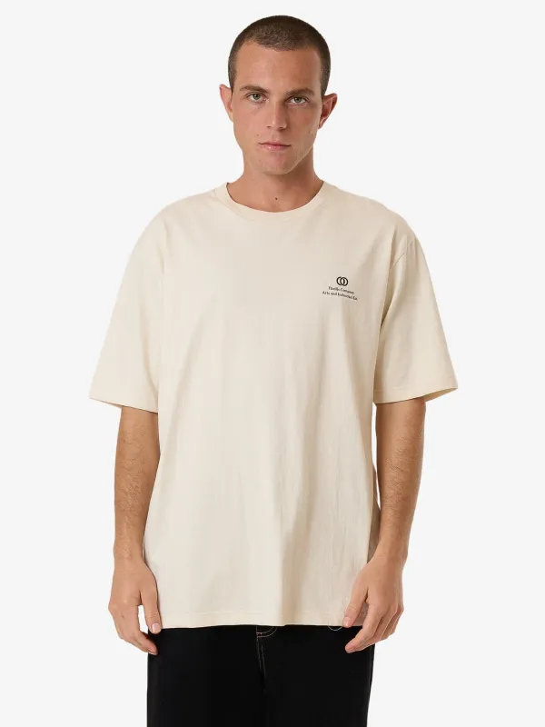 Arts & Industrial Oversize Fit Tee - Unbleached sold by Thrills