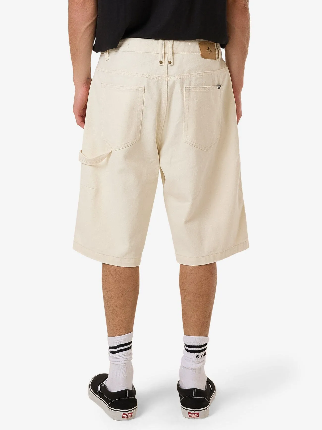 Big Slacker Denim Short - Heritage White sold by Thrills product image thumbnail 2