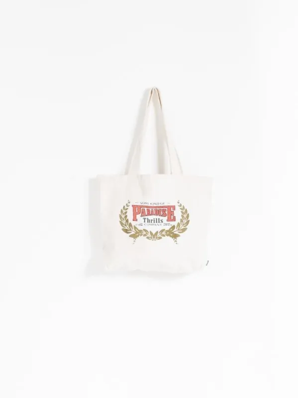 Speed Wreath Tote - Dirty White sold by Thrills