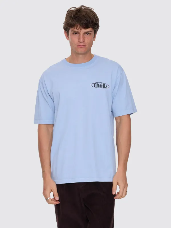 Val For The Win Oversize Fit Tee - Placid Blue made by Thrills