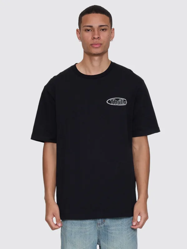 Val For The Win Oversize Fit Tee - Black made by Thrills