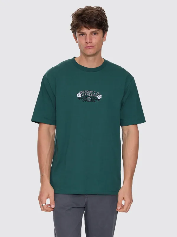 Locked In Oversize Fit Tee - Varsity Green made by Thrills