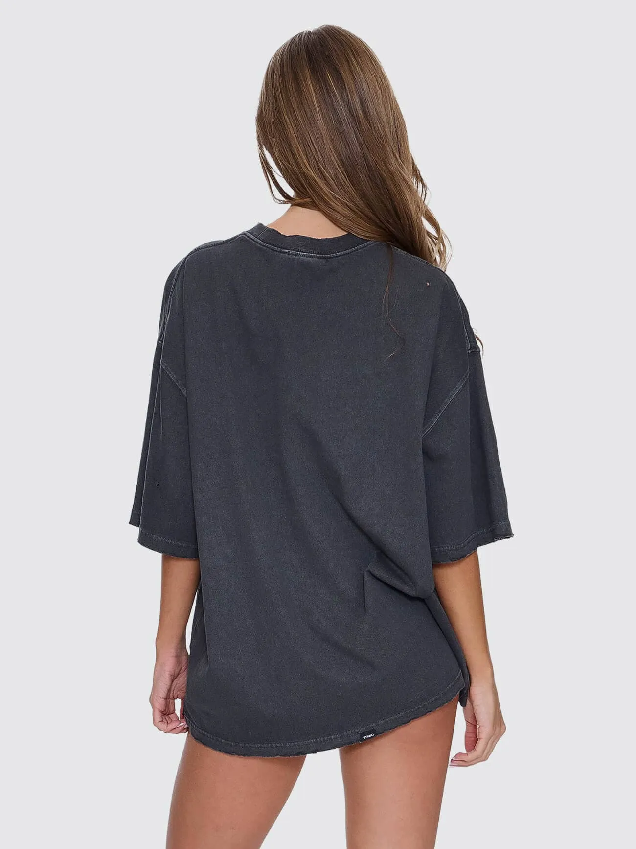 Neon Metal Oversized Tee - Merch Black sold by Thrills product image thumbnail 5