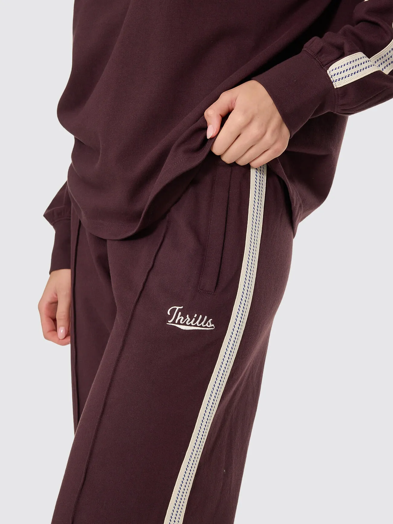 Off Track Pant - Aubergine sold by Thrills product image thumbnail 3
