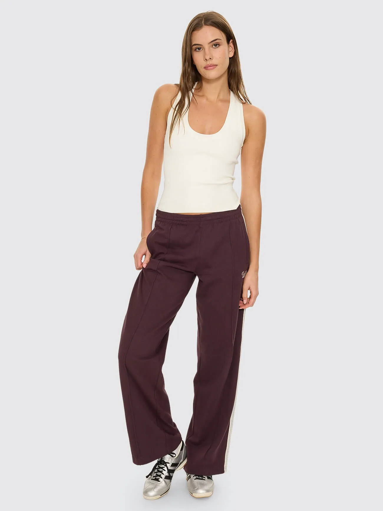 Off Track Pant - Aubergine sold by Thrills product image thumbnail 2