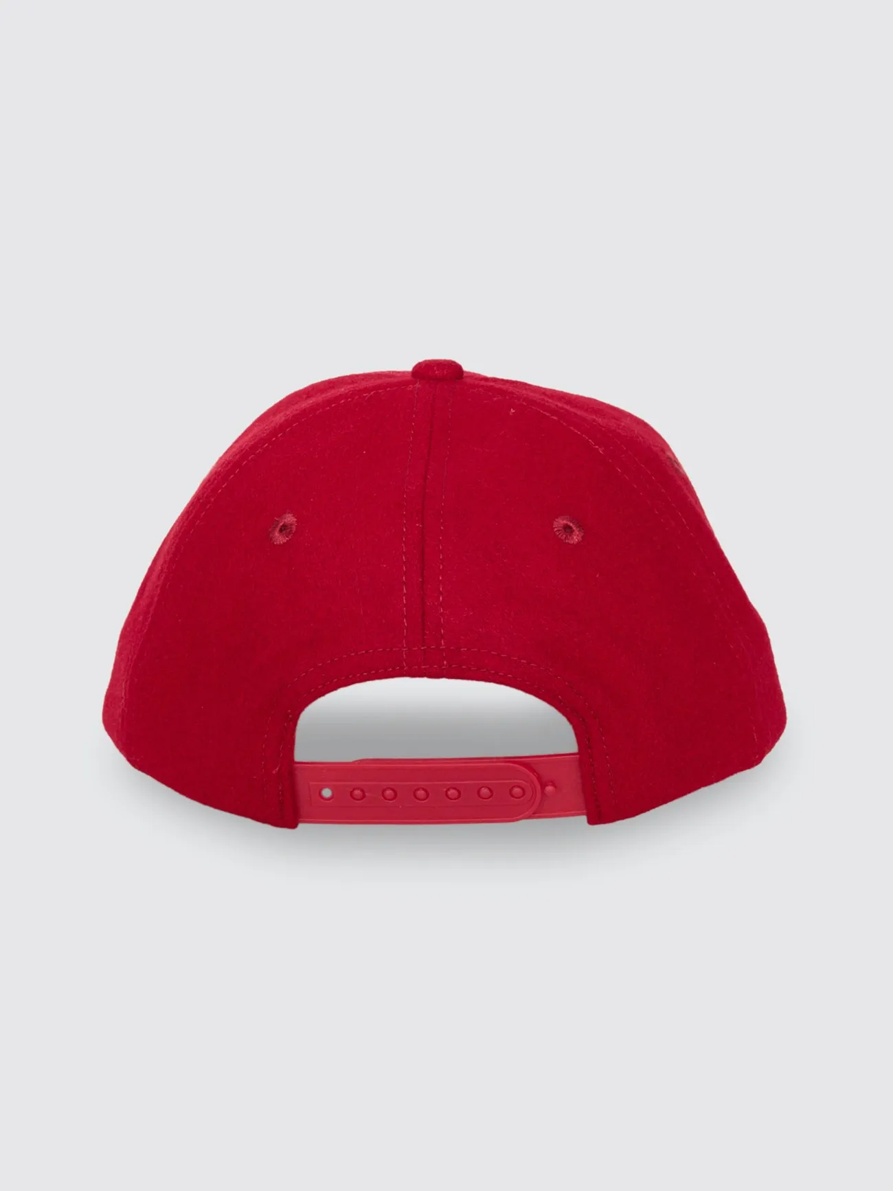 Make Em Tough 6 Panel Felt Cap - Racing Red sold by Thrills product image thumbnail 3