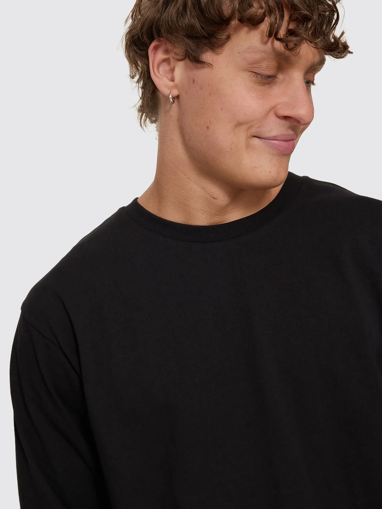 Thrills Military Oversize Long Sleeve Tee - Black sold by Thrills product image thumbnail 5