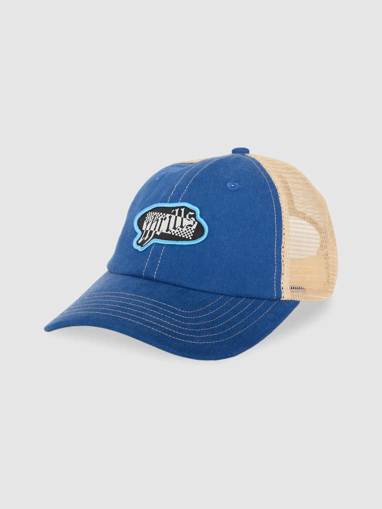 Can You Feel It Patch Trucker Cap - Federal Blue - Birch sold by Thrills