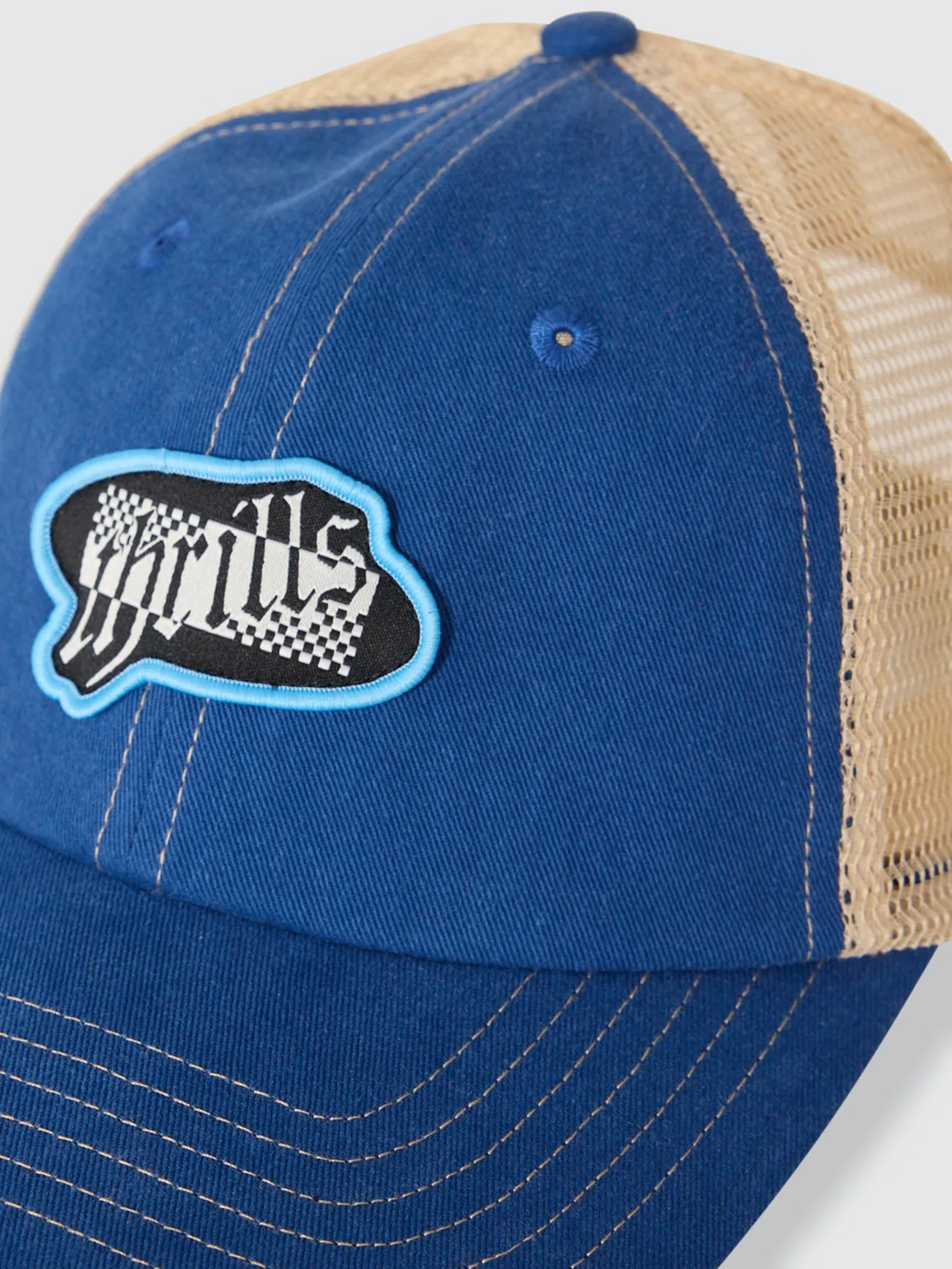 Can You Feel It Patch Trucker Cap - Federal Blue - Birch sold by Thrills product image thumbnail 2