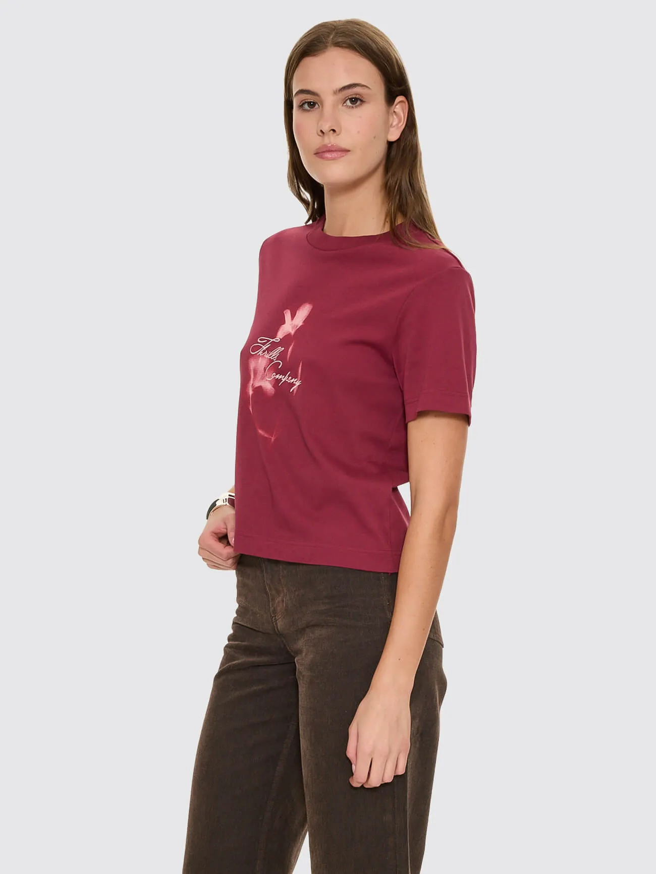 Nightbloom Essential Tee - Garnet Orchid sold by Thrills product image thumbnail 4