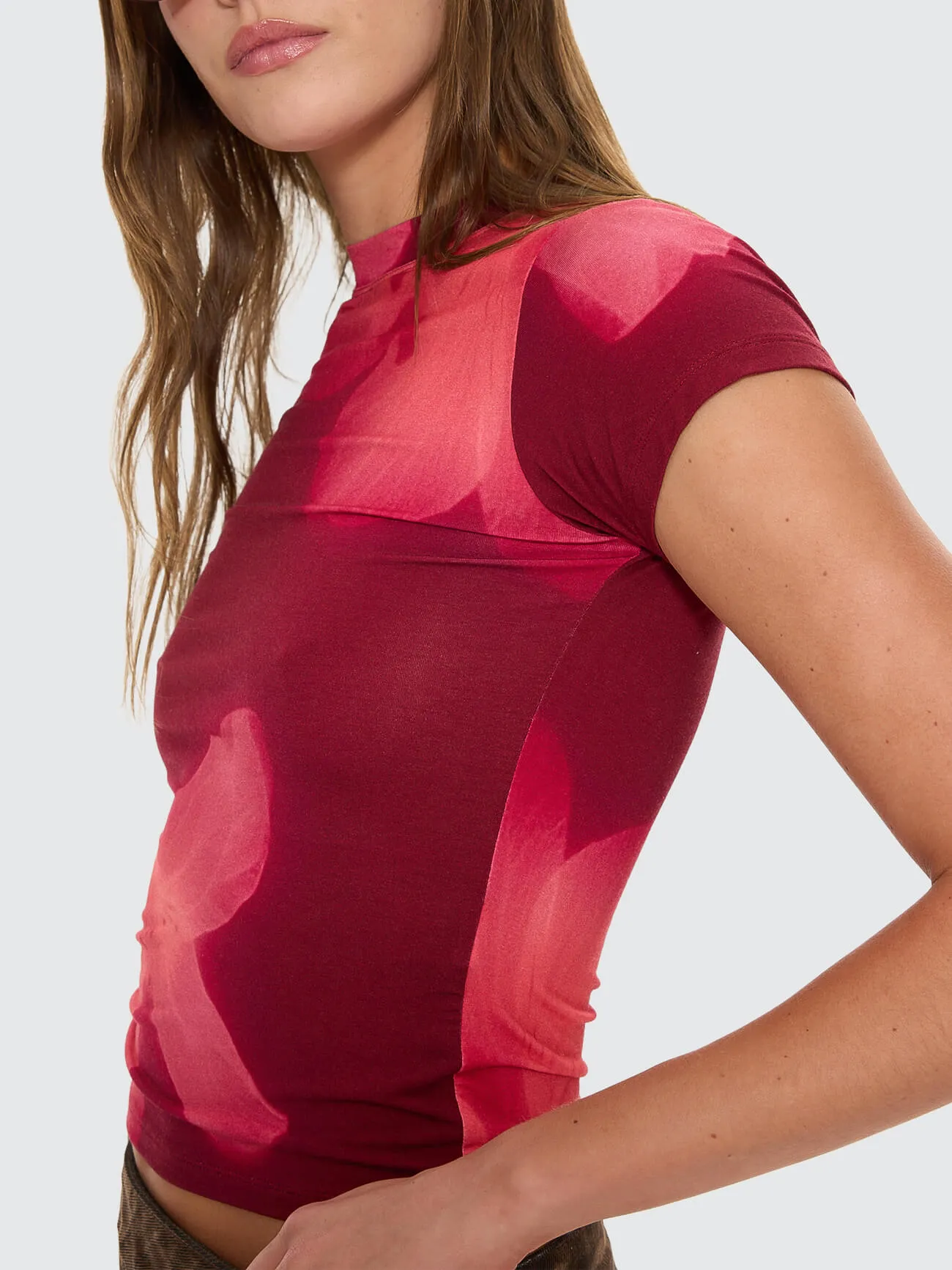 Nightbloom Club Tee - Garnet Orchid sold by Thrills product image thumbnail 2