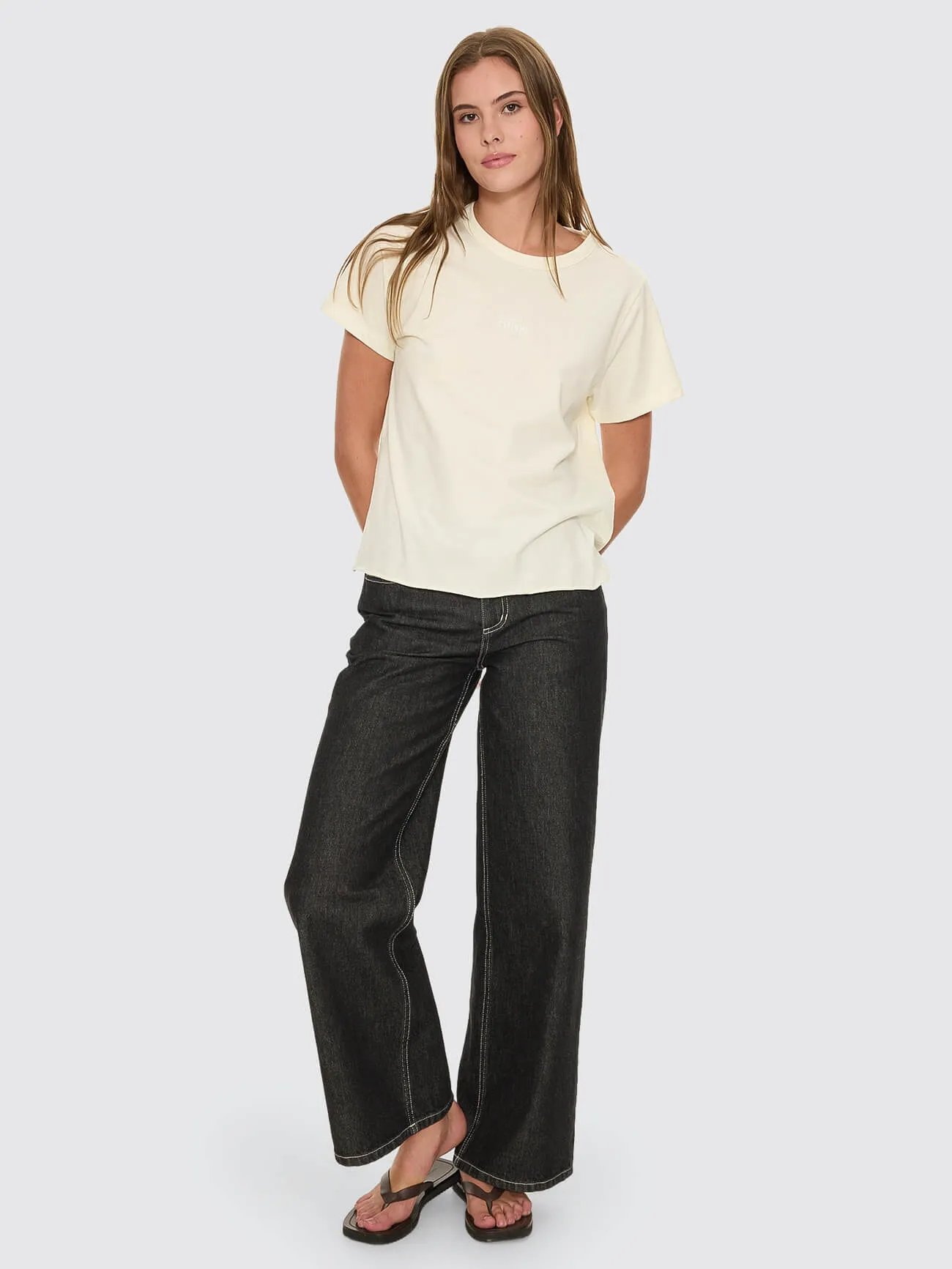 Minimal Thrills Relaxed Tee - Butter Cream sold by Thrills product image thumbnail 5
