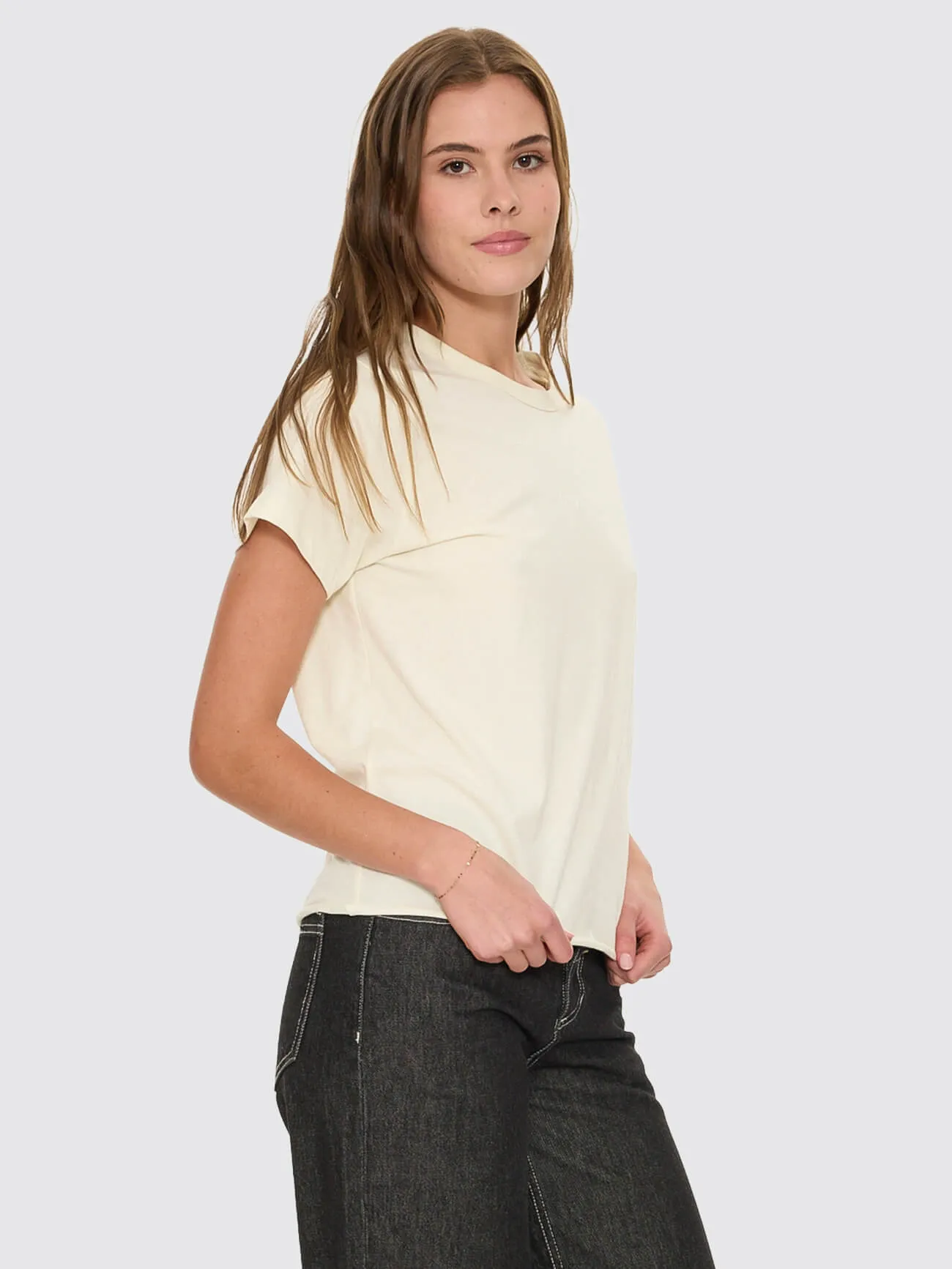 Minimal Thrills Relaxed Tee - Butter Cream sold by Thrills product image thumbnail 4