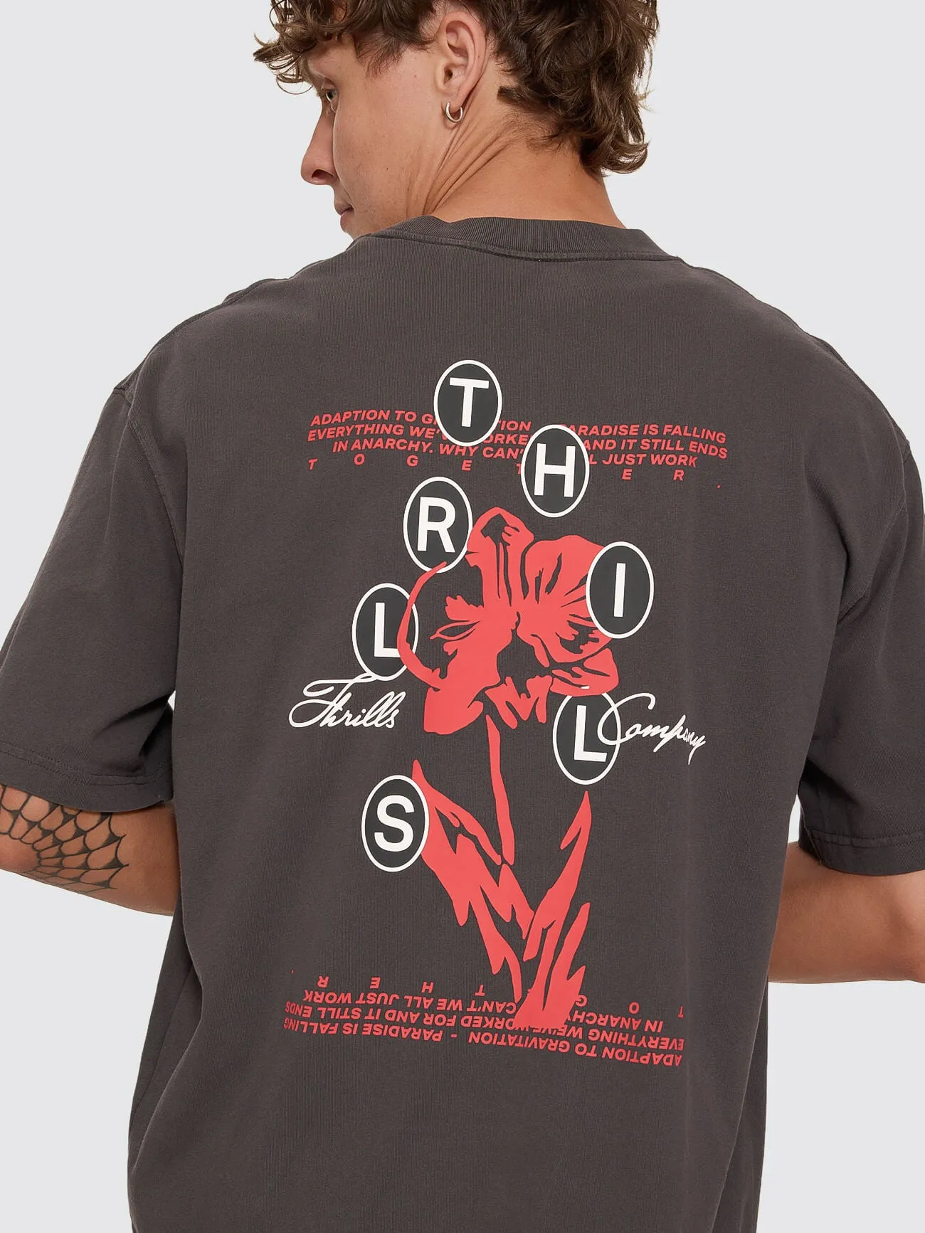Together Together Oversize Box Crop Tee - Pirate Black sold by Thrills product image thumbnail 2