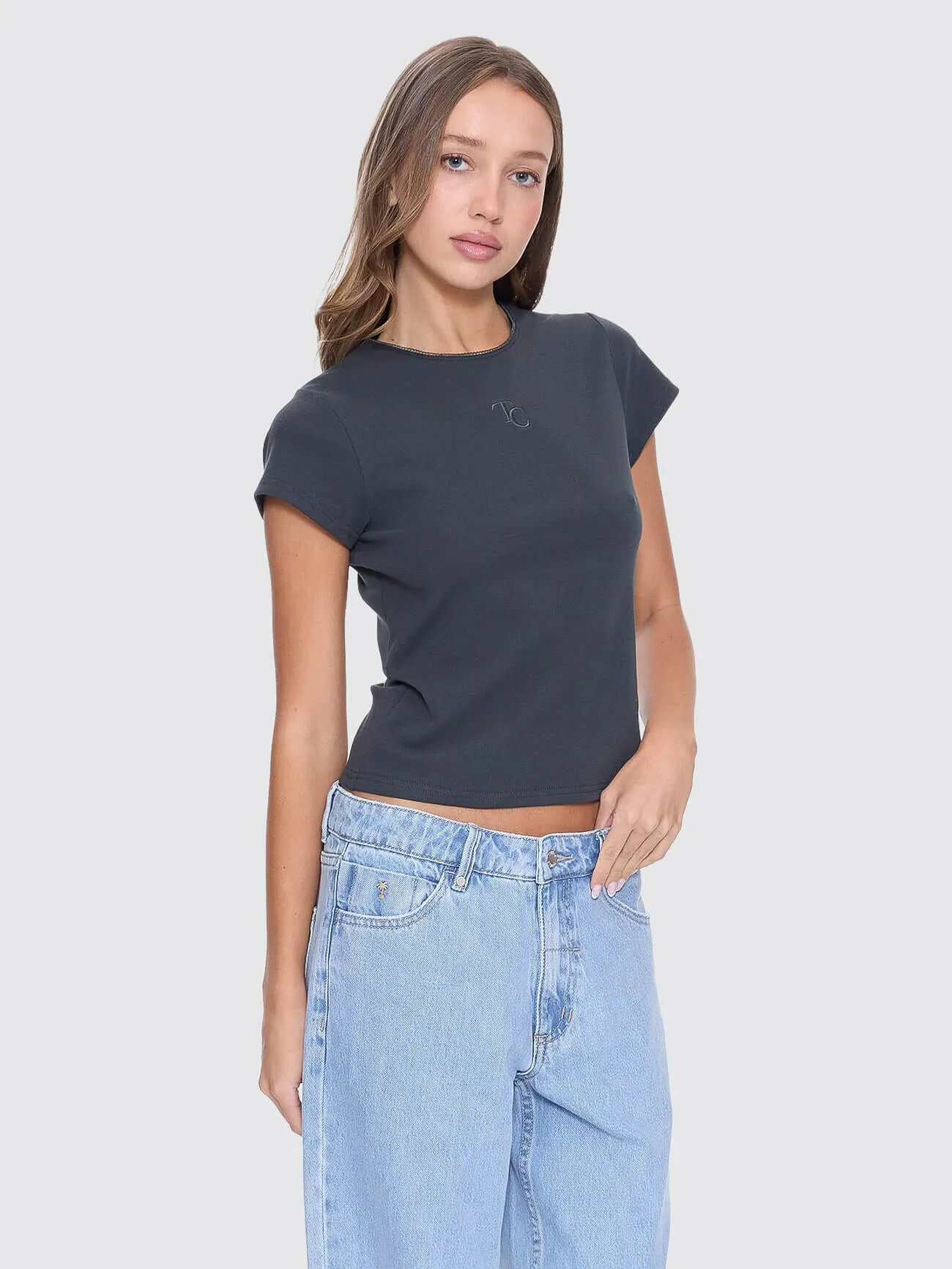 Priority Club Tee - Carbon sold by Thrills product image thumbnail 5