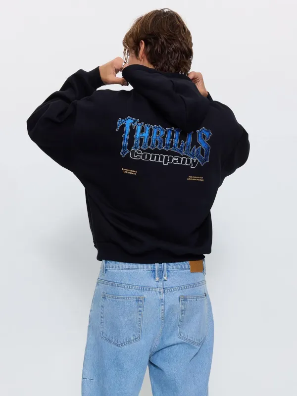 Eternal Cycle Box Crop Hood - Black made by Thrills