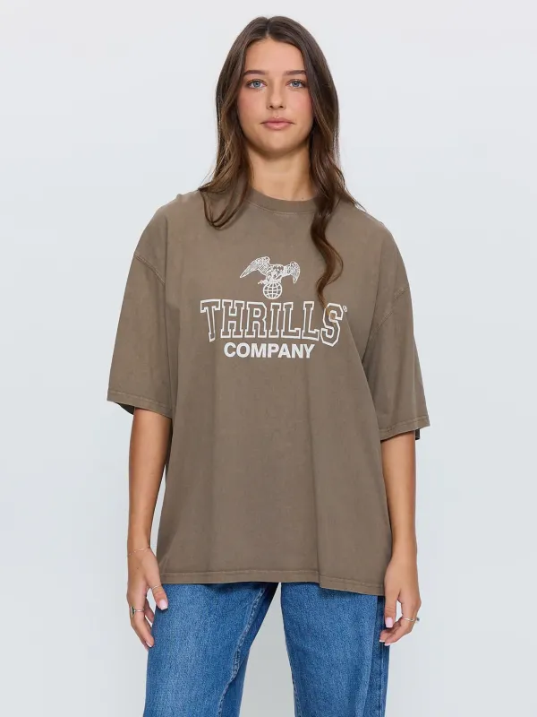 Break Point Oversized Tee - Desert made by Thrills