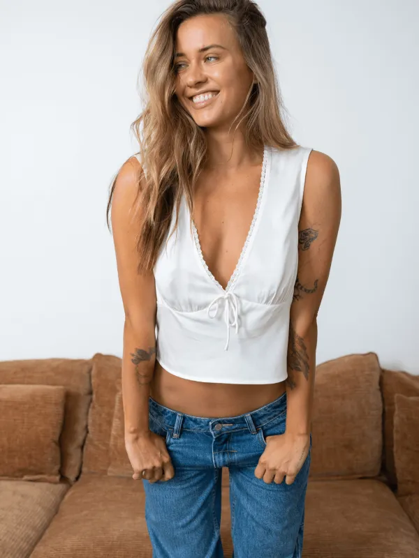 Nellie Top - Ivory made by Thrills