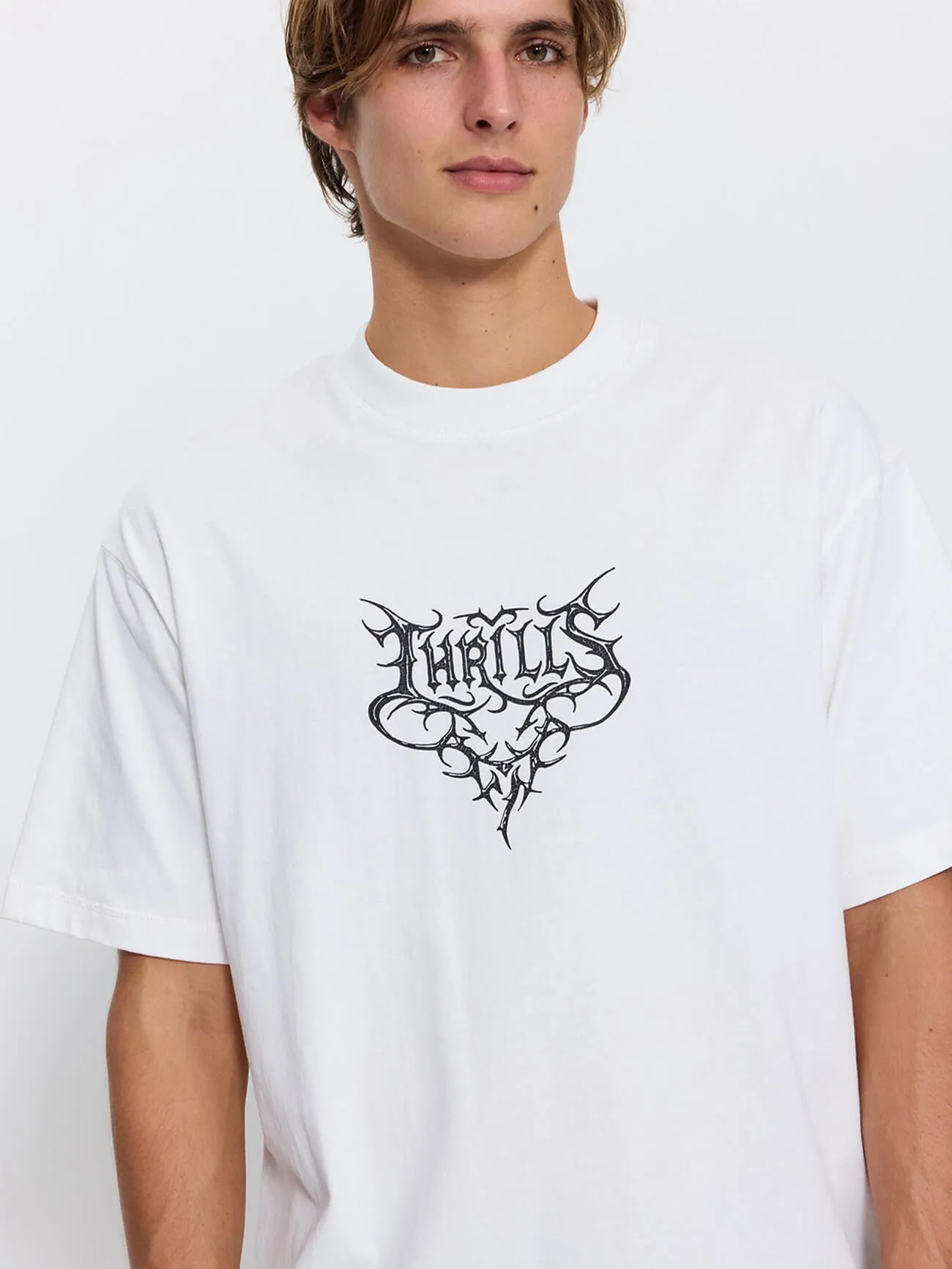 South of Heaven Box Crop Tee - Dirty White sold by Thrills product image thumbnail 2
