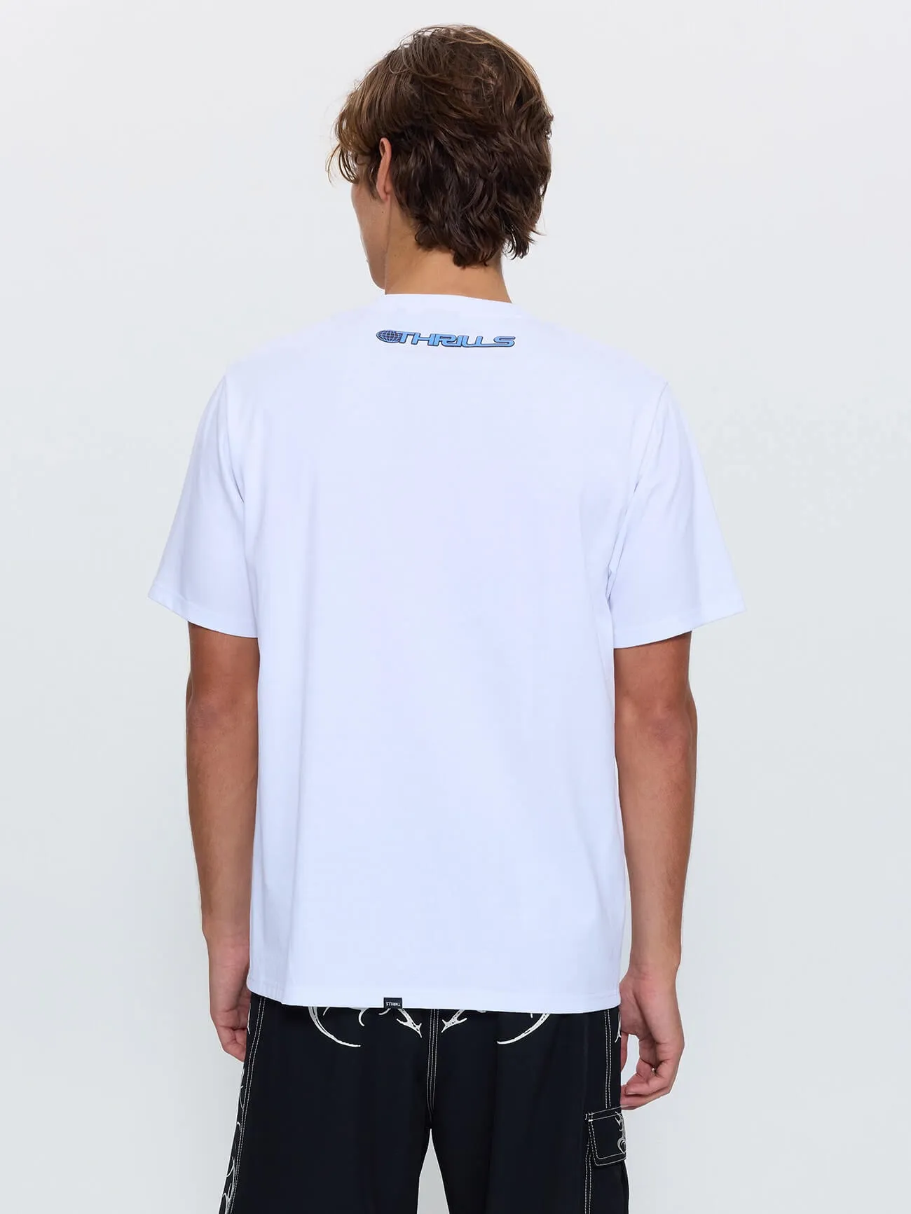 Eclipse Merch Fit Tee - White sold by Thrills product image thumbnail 4