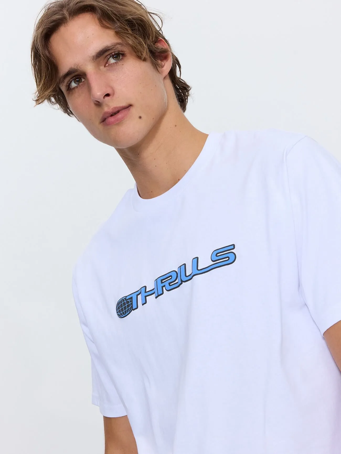 Eclipse Merch Fit Tee - White sold by Thrills product image thumbnail 2