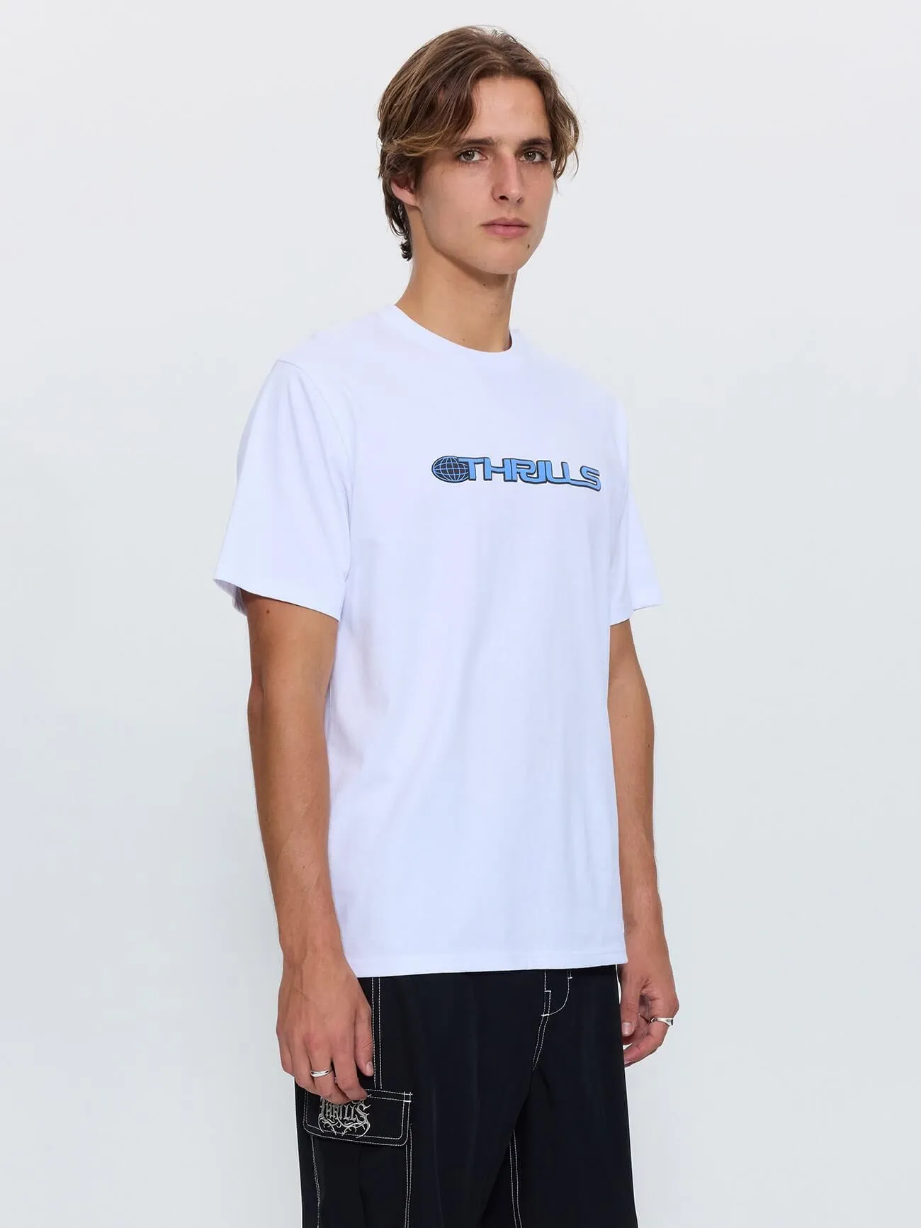 Eclipse Merch Fit Tee - White sold by Thrills product image thumbnail 5