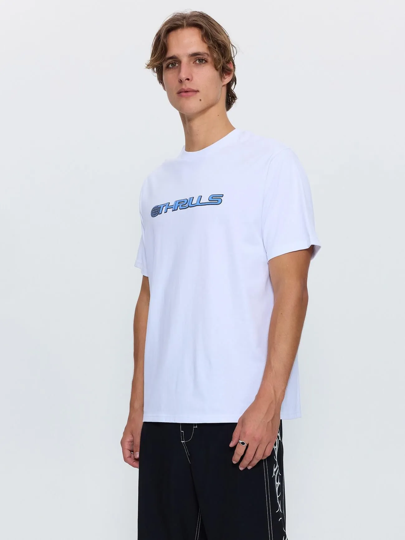 Eclipse Merch Fit Tee - White sold by Thrills product image thumbnail 3