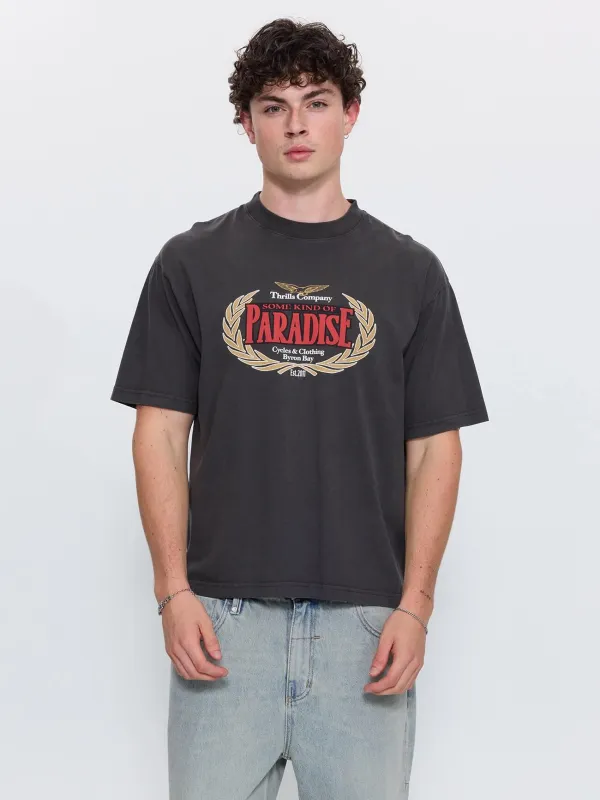 Never Mind the Rest Box Crop Tee - Dark Merch Black made by Thrills
