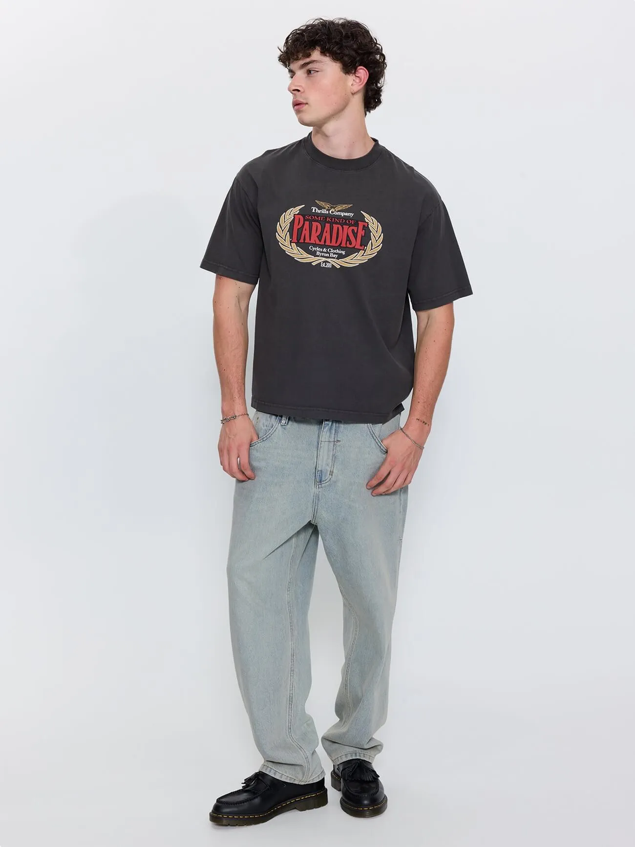 Never Mind the Rest Box Crop Tee - Dark Merch Black sold by Thrills product image thumbnail 5