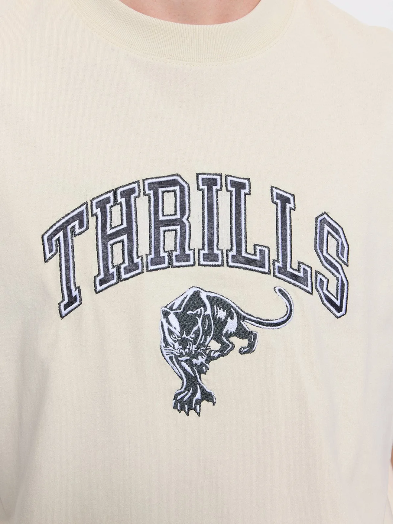 Eye of the Beholder Box Crop Tee - Heritage White sold by Thrills product image thumbnail 2