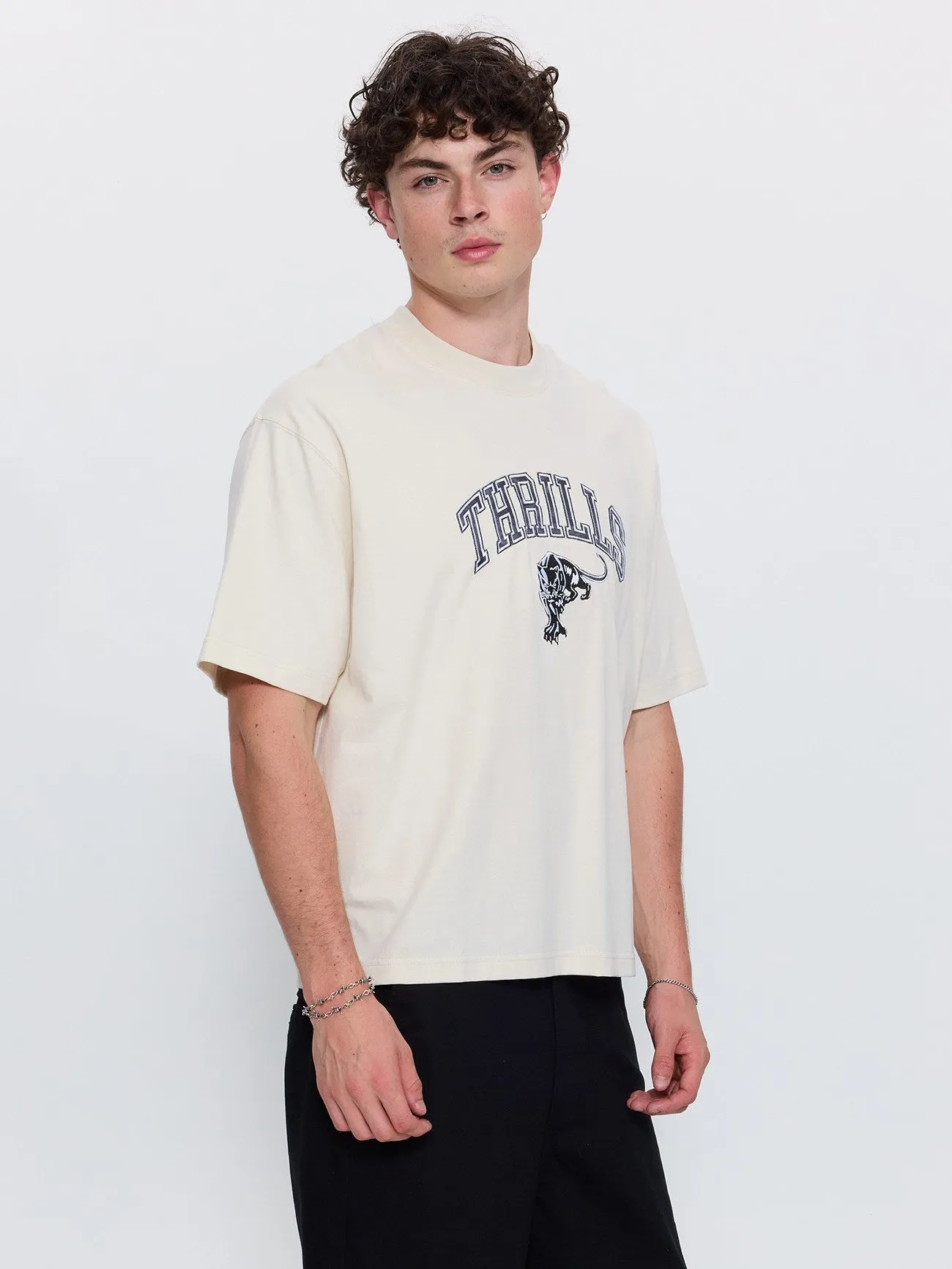 Eye of the Beholder Box Crop Tee - Heritage White sold by Thrills product image thumbnail 5