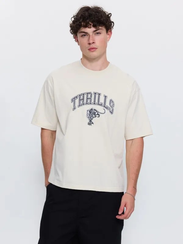 Eye of the Beholder Box Crop Tee - Heritage White made by Thrills