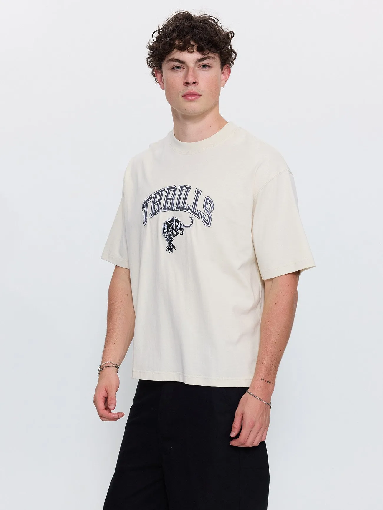 Eye of the Beholder Box Crop Tee - Heritage White sold by Thrills product image thumbnail 3