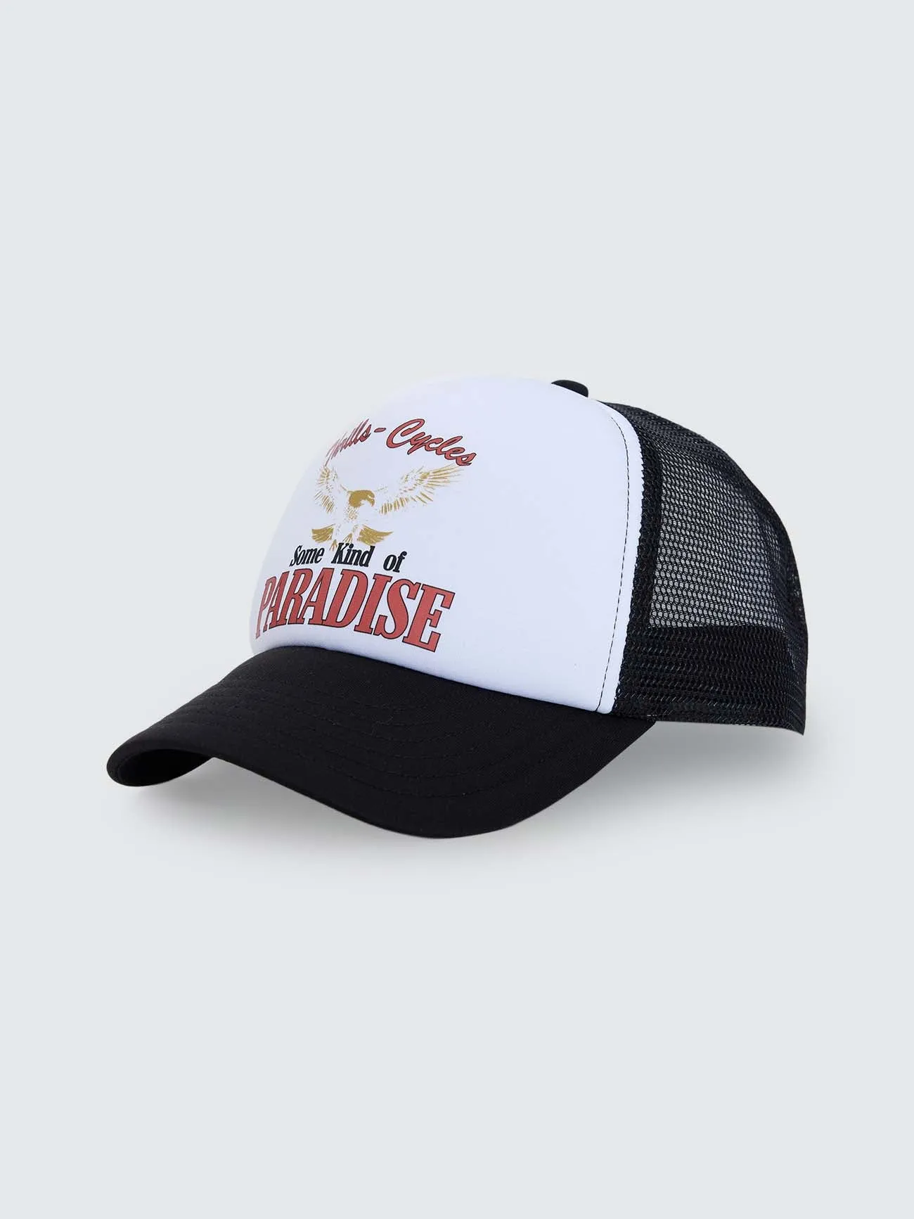 Paradise Foam Trucker Cap - Black - White sold by Thrills product image thumbnail 2