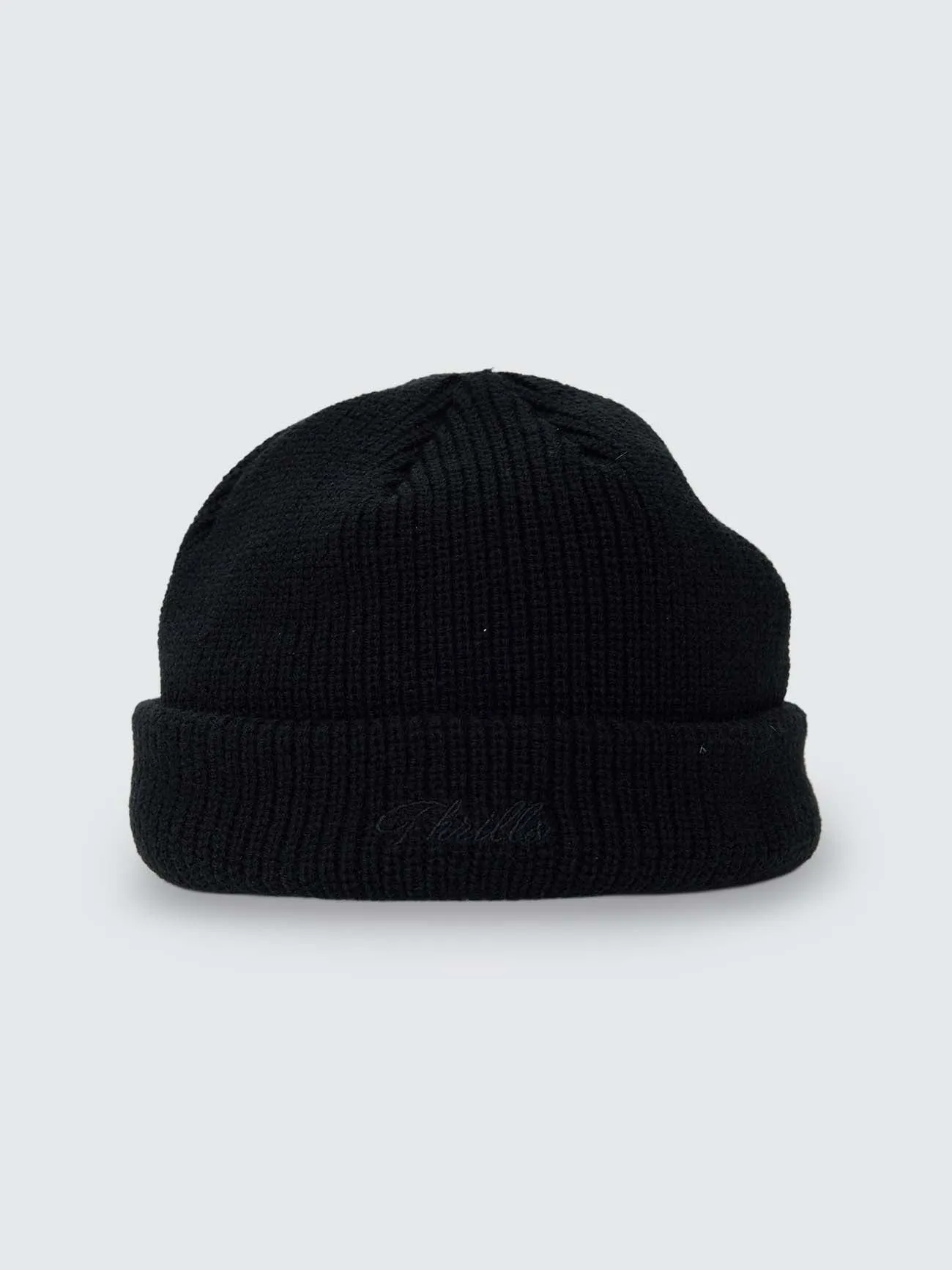 Script Wharf Beanie - Black sold by Thrills
