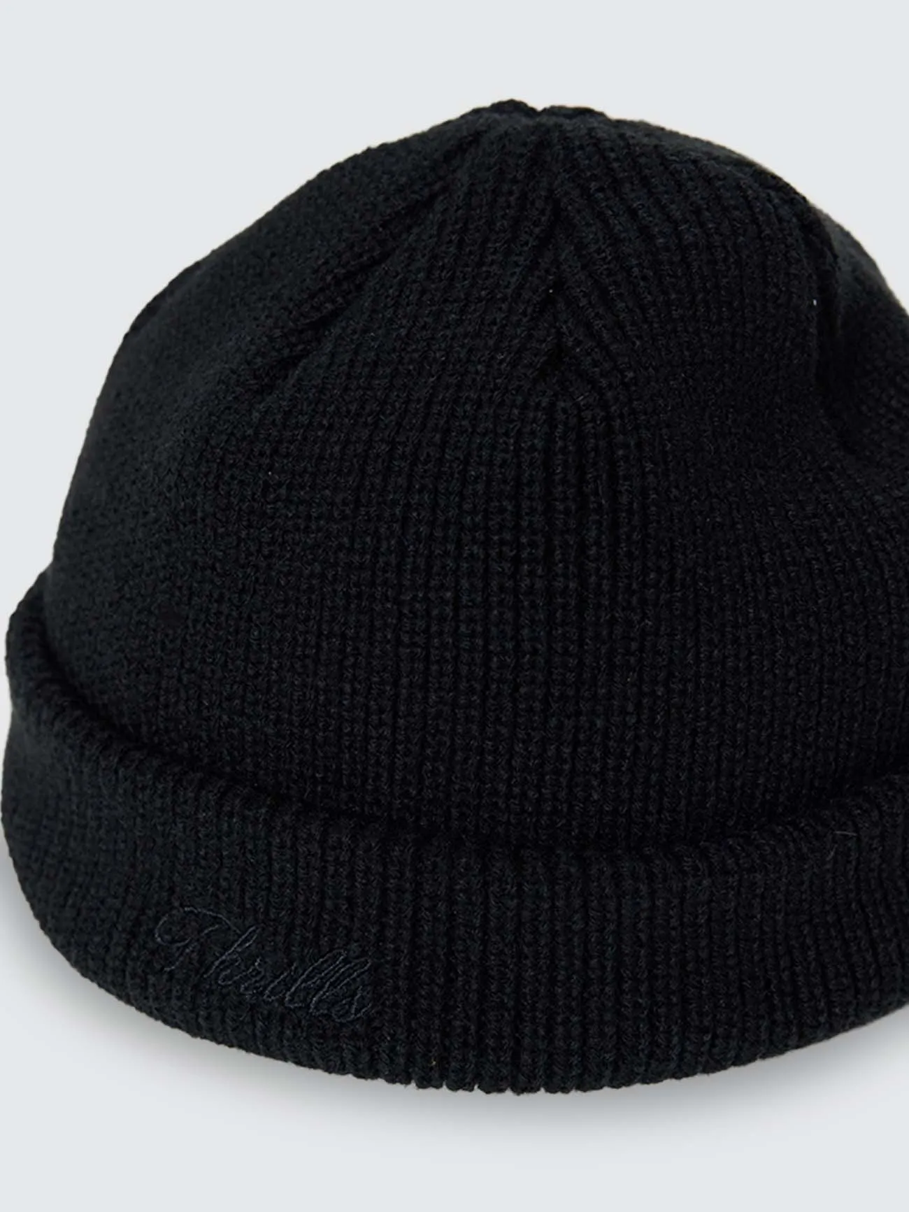 Script Wharf Beanie - Black sold by Thrills product image thumbnail 2