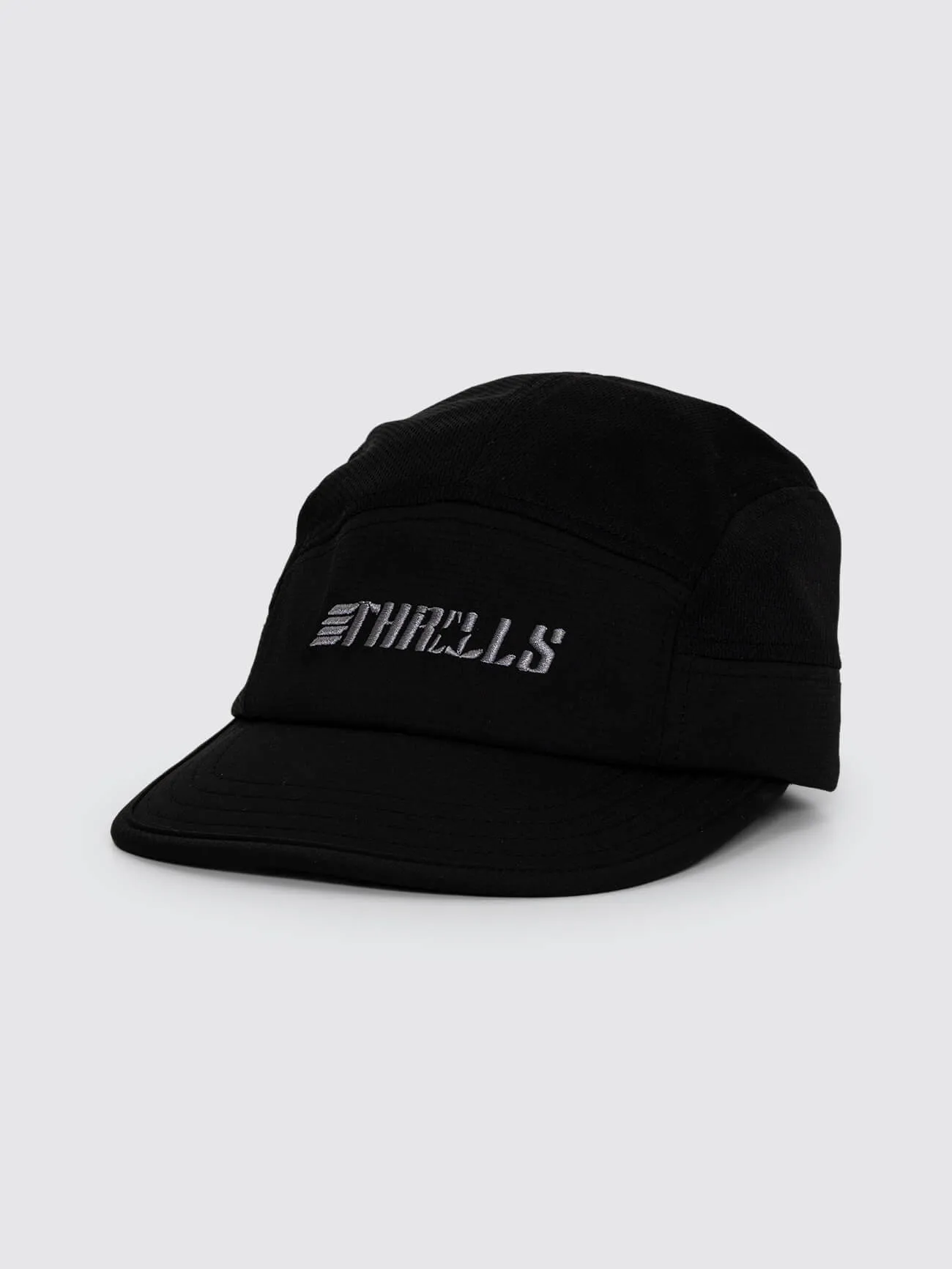 Trail 5 Panel Cap - Black sold by Thrills product image thumbnail 2