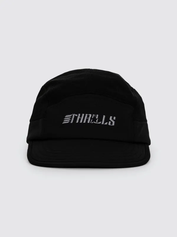 Trail 5 Panel Cap - Black made by Thrills