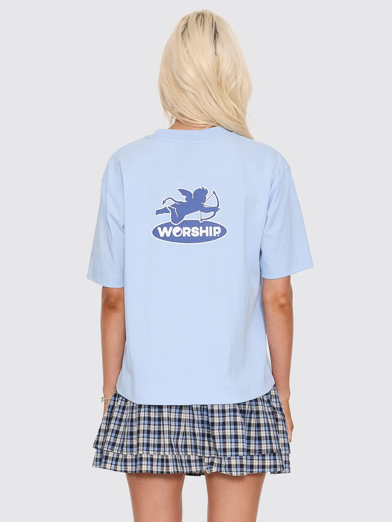 Shadow Cherub Regular Fit Tee - Dream Blue sold by Thrills product image thumbnail 3