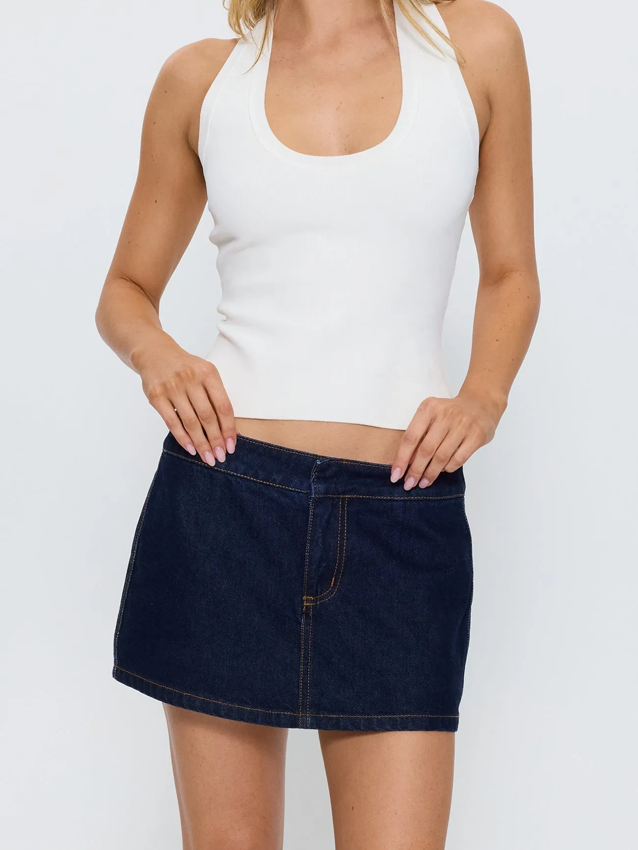 Lark Mini Skort - Raw Indigo sold by Thrills product image thumbnail 2