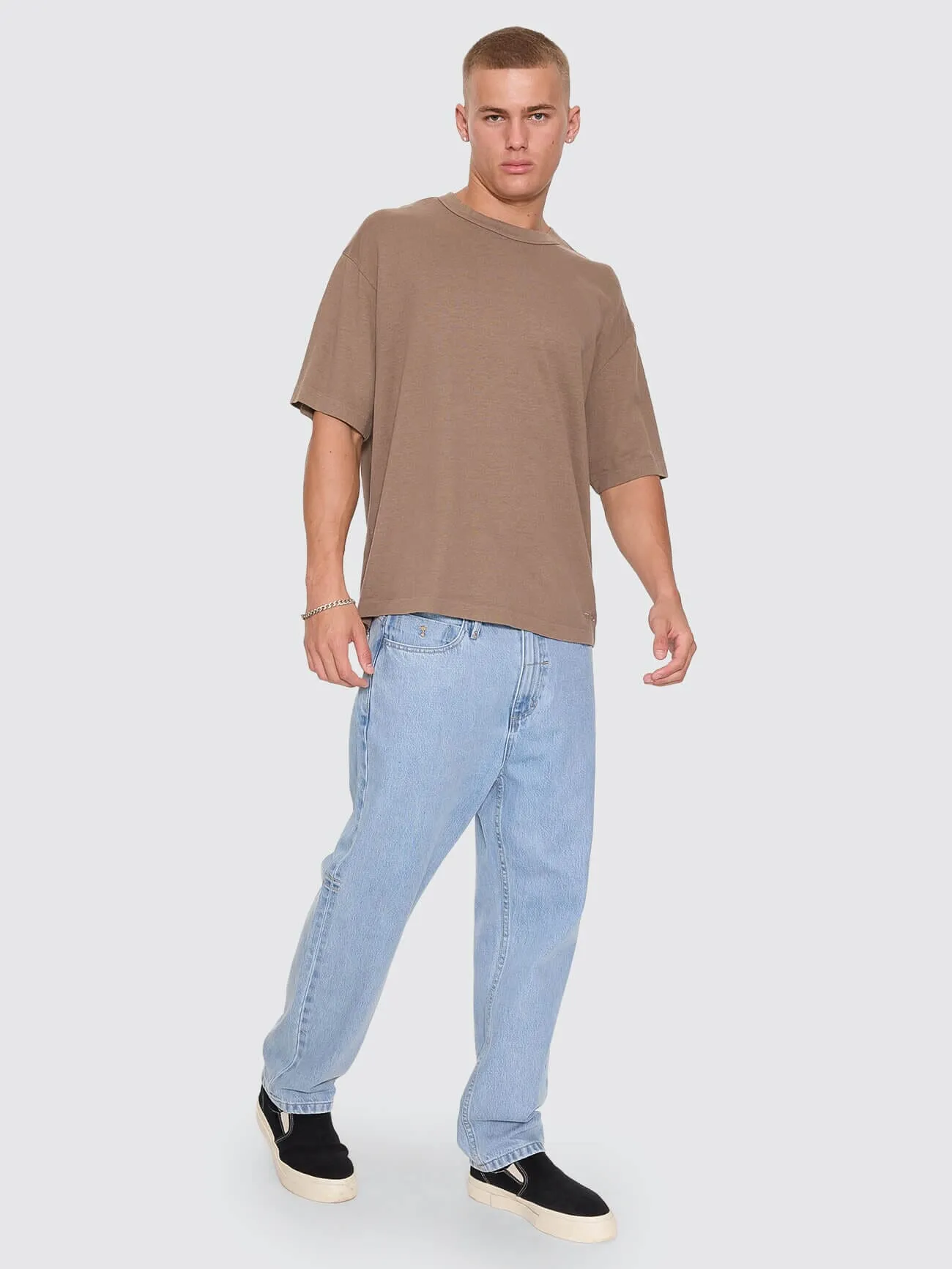 Hemp Thrills Embro Oversize Box Crop Tee - Falcon sold by Thrills product image thumbnail 5