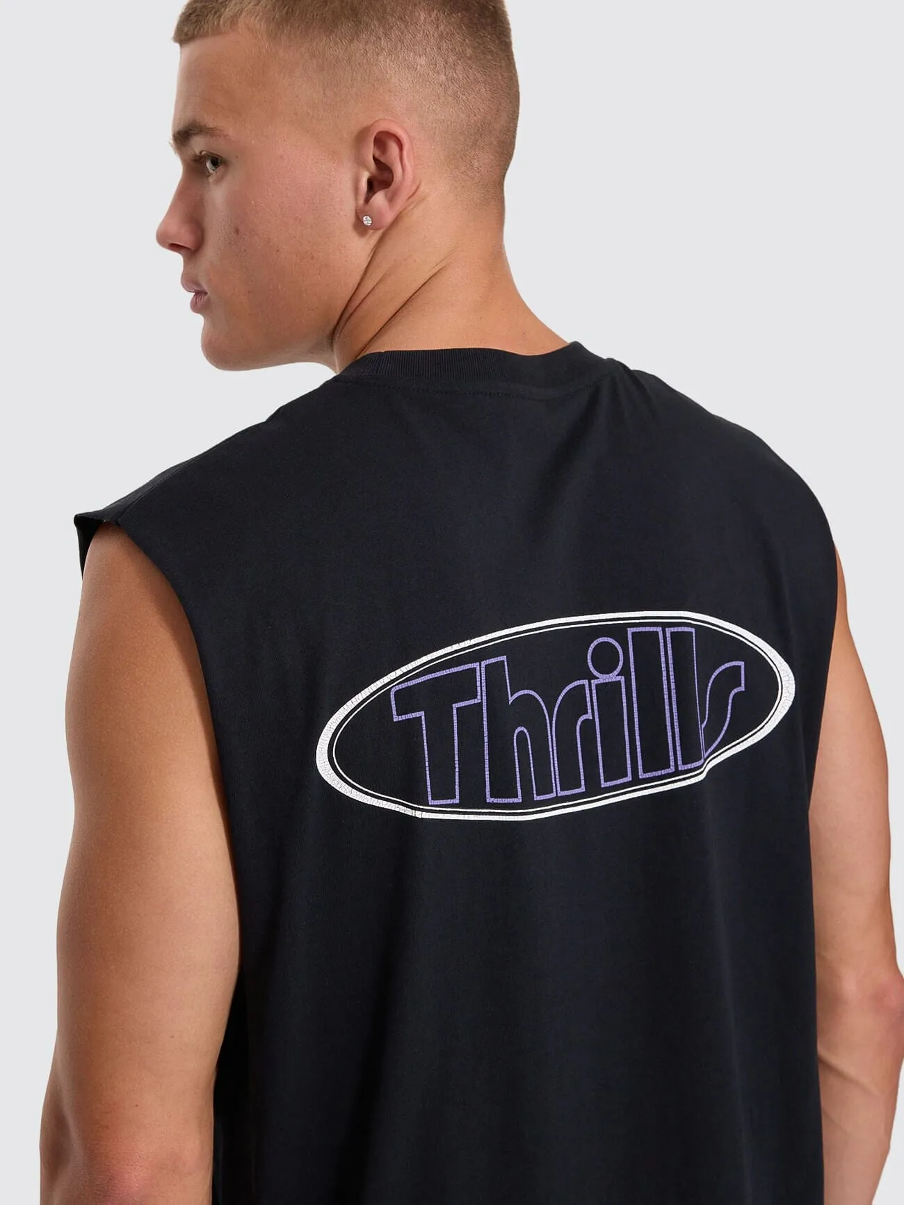 Val For The Win Merch Muscle Tee - Faded Black sold by Thrills product image thumbnail 2