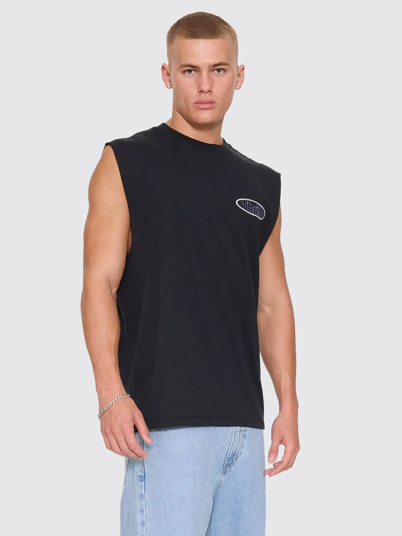 Val For The Win Merch Muscle Tee - Faded Black sold by Thrills product image thumbnail 4