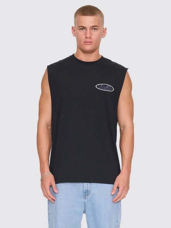 Val For The Win Merch Muscle Tee - Faded Black made by Thrills