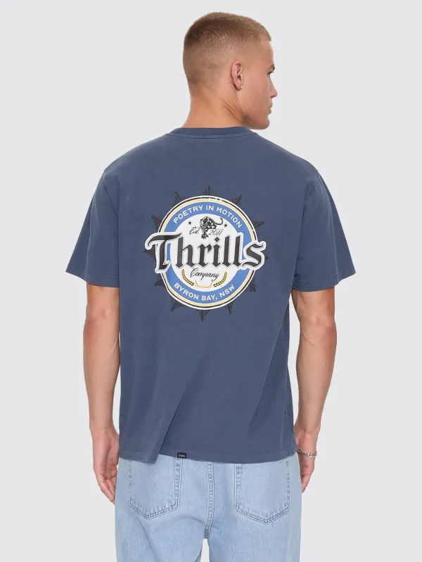 Twist Off Merch Tee - Heritage Navy made by Thrills