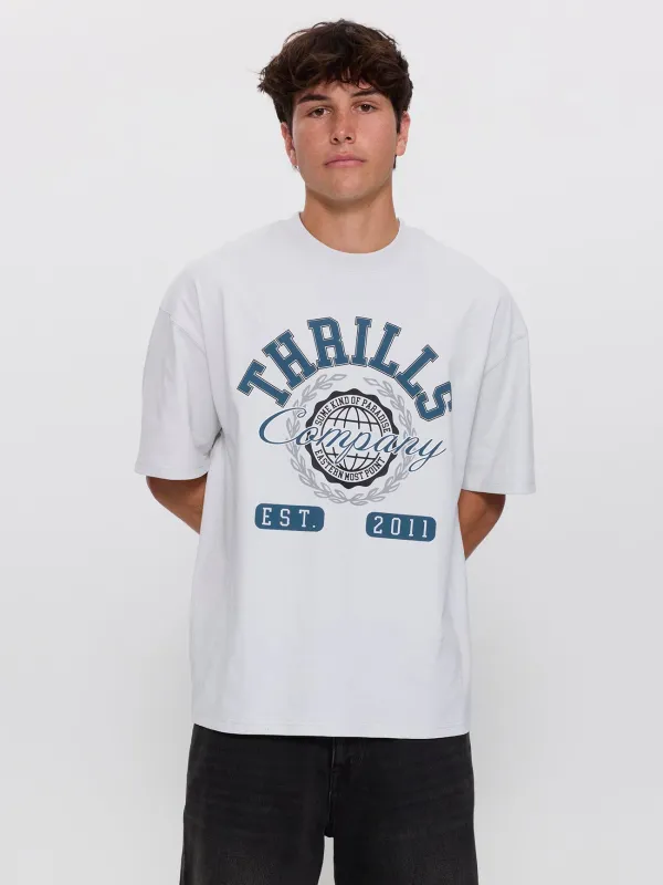 Best in the East Box Fit Oversize Tee - Cool Grey made by Thrills